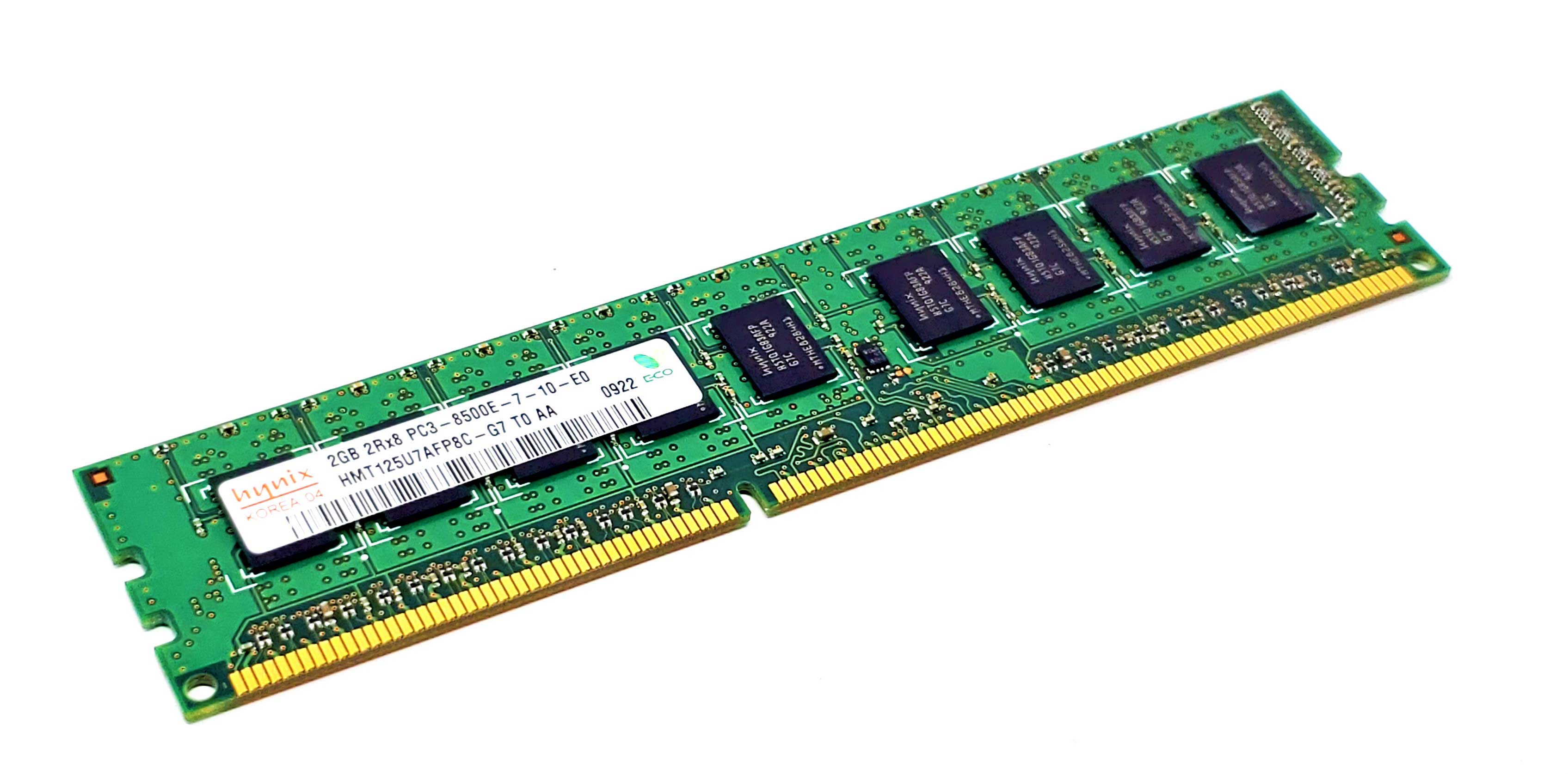 Micron MT18JSF25672AZ-1G1F1 - 2GB (1x2GB) 1066Mhz PC3-8500E DDR3-1066 240-Pin ECC Server Ram Memory