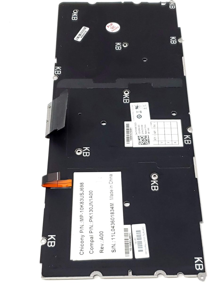 MP-10K83USJ698 - Silver Backlit Keyboard for XPS 14z L412z