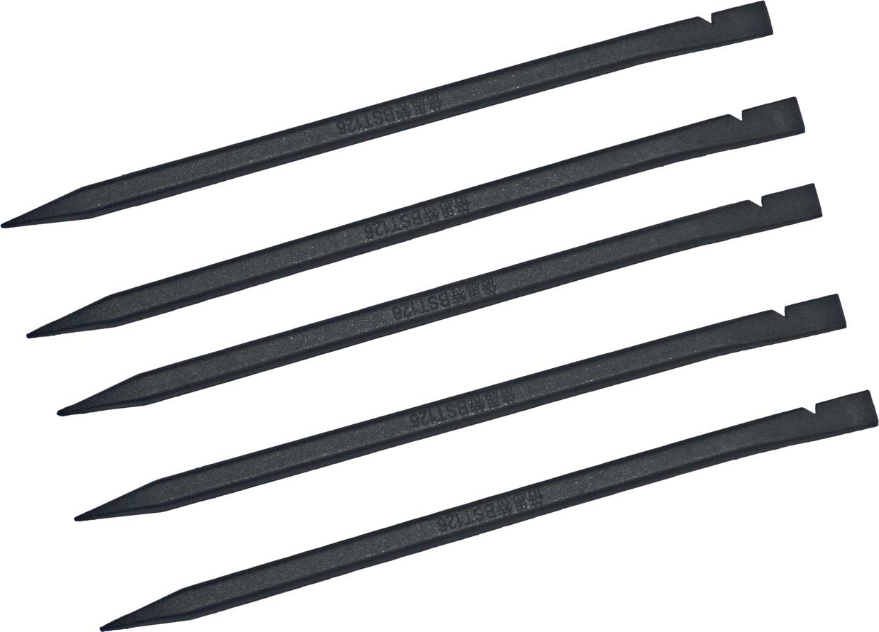 5-Pack Black Nylon Plastic Spudger Opening Tools – For MacBook, IPhone, Tablet Repair