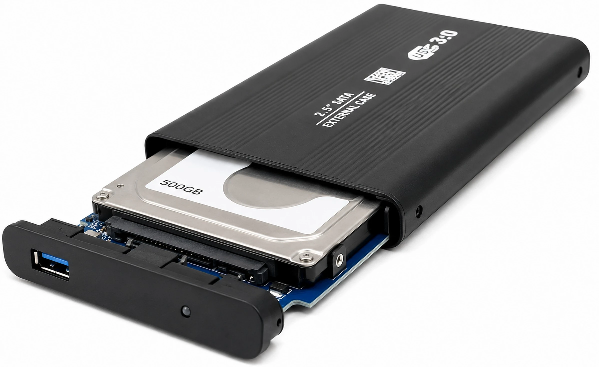 500GB USB 3.0 SuperSpeed Plug & Play Mini Slim Portable External Hard Drive