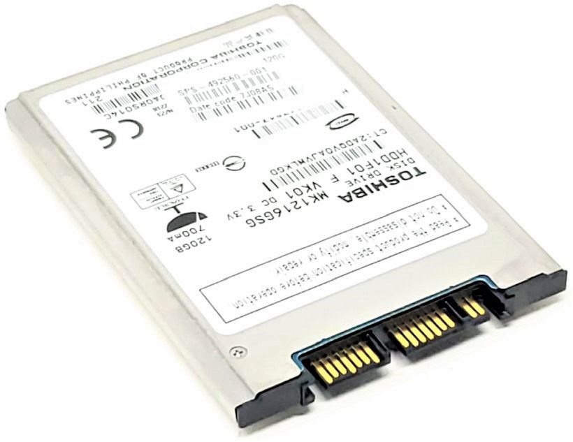 Toshiba MK1229GSG - 120GB 5.4K RPM MicroSATA 1.8" Hard Drive HDD