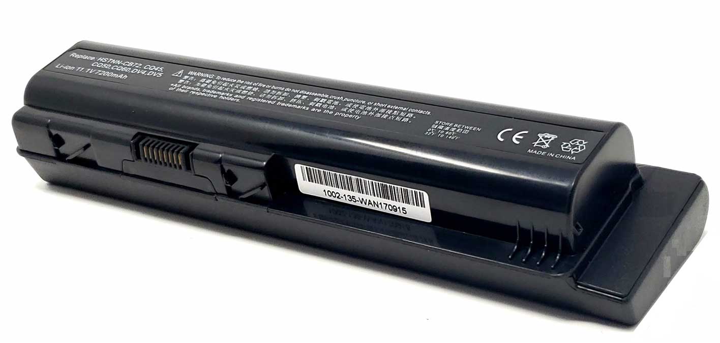 462891-124 - 12-Cell Extended Battery for HP Pavilion DV4 DV5 DV6 HDX16 G50 G60 G61 G70 CQ40-CQ71