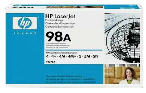 HP 92298A - Black 6800 Yield # 98A Toner Cartridge