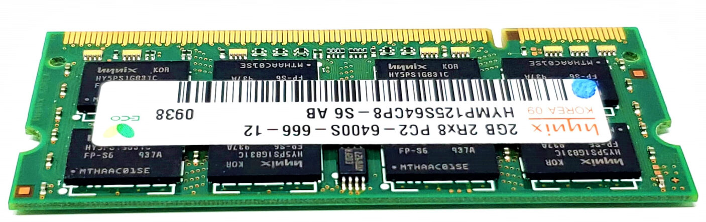TX760 - 2GB (1x2GB) 800Mhz PC2-6400S 1.8V 200-Pin SODIMM Laptop Ram Memory