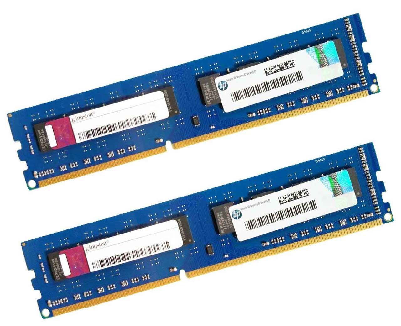 Desktop - 240-Pin DIMM: HP A2H27AV - 4GB (2x2GB) 1600Mhz PC3-12800U 1.5V 240-Pin Desktop Memory