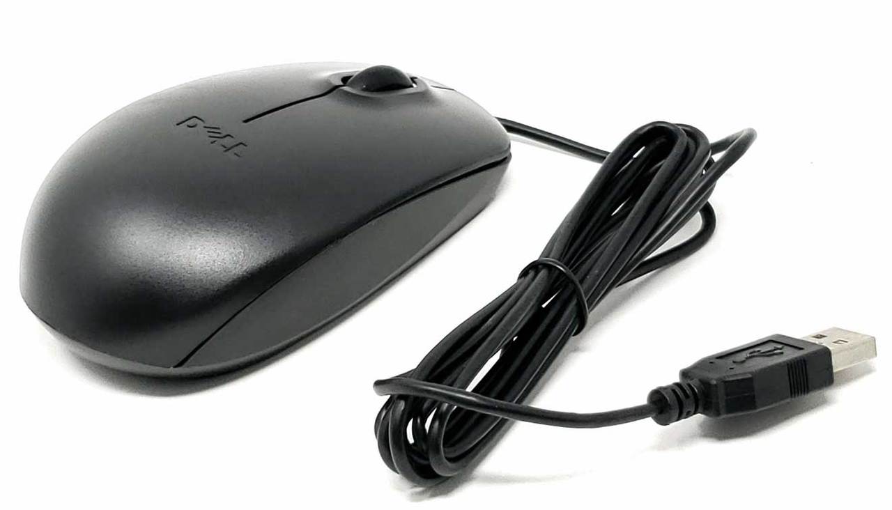 XN966 - Black Optical 3-Button Scroll Wheel USB Mouse for Computers