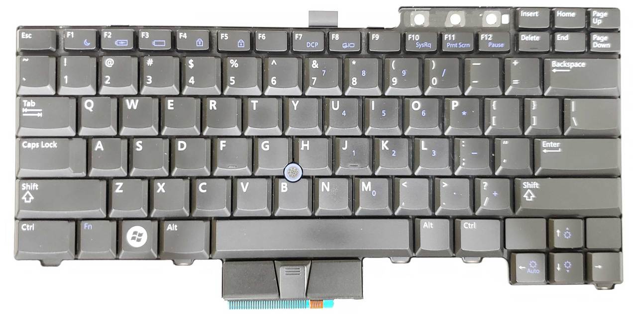 90.4EQ07.U01 - Black Keyboard US With Stick Point For Precision M4500 M2400 M4400 Latitude E5400 E5500 E6500