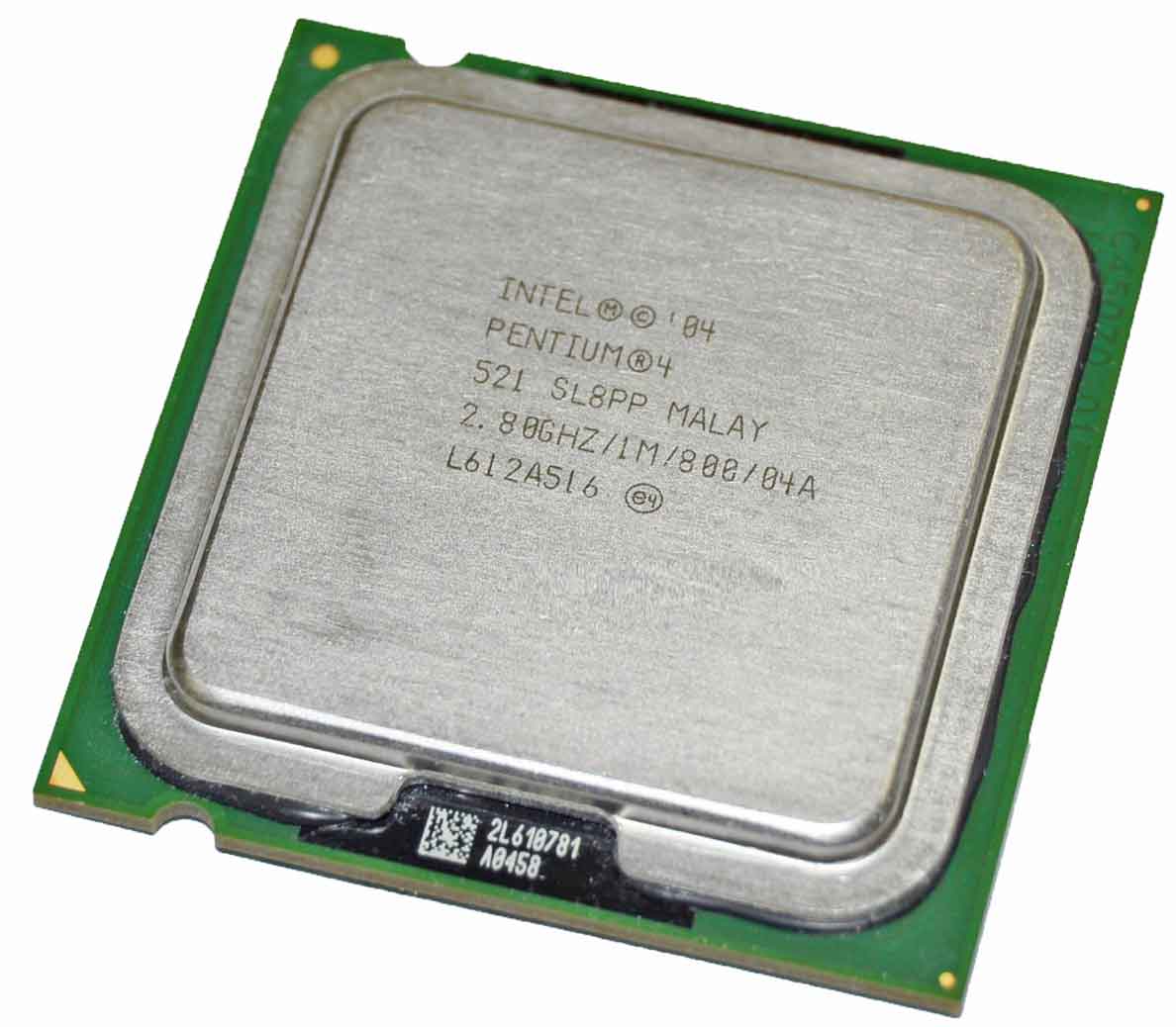 Intel BX80547PG2800EK - 2.80Ghz 800Mhz 1MB Cache LGA775 Intel Pentium 4 521 CPU Processor