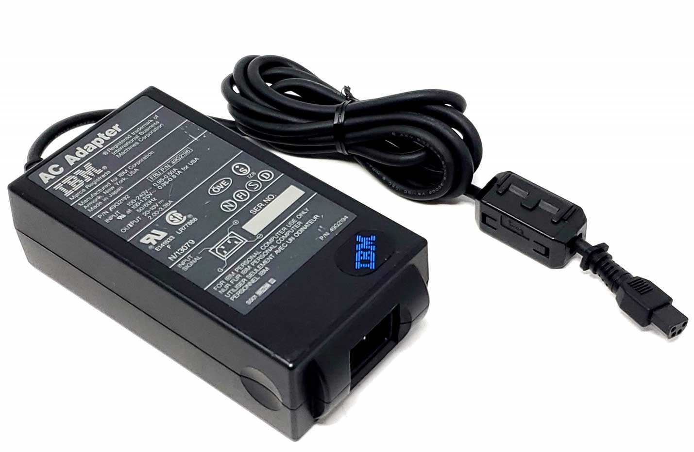 IBM 49G2192 - 20-10VDC 2.20-3.38A AC Adapter IBM 49G2192 - 20-10VDC 2.20-3.38A AC Adapter