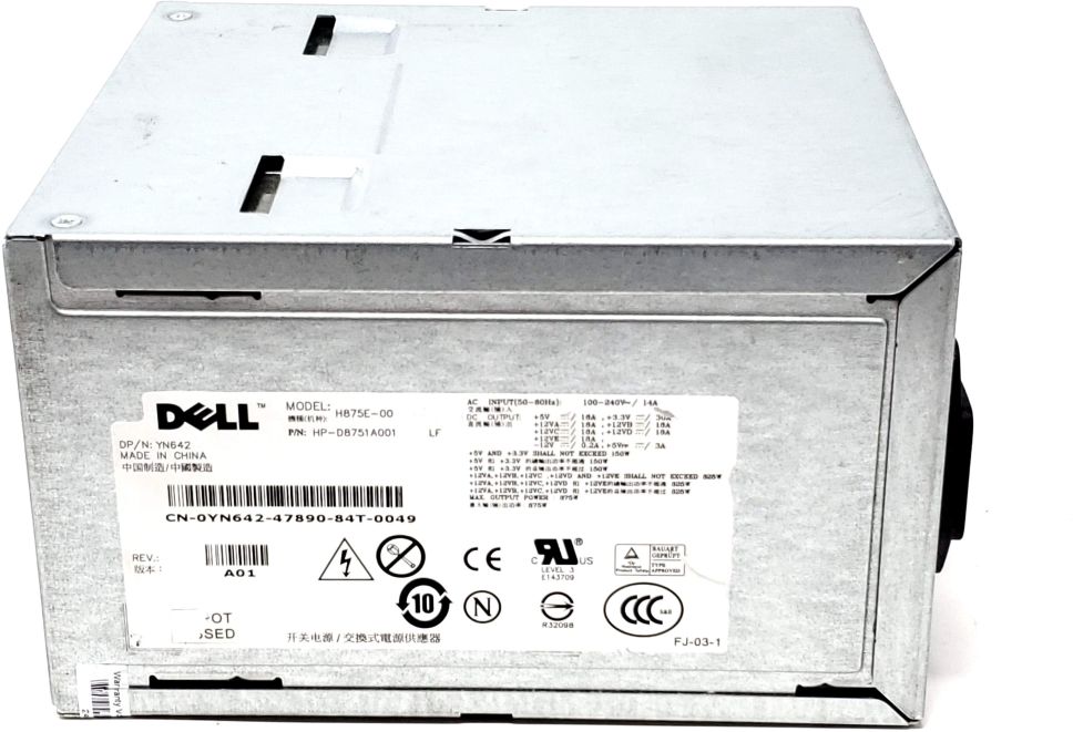 H875E-00 - 875W Power Supply for Precision T5400 - CPU Medics