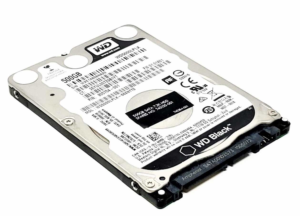 WD5000LPLX 　500GB　HDD 2.5インチ　130点セット WD Black 500GB 7200 RPM SATA 6Gb/s 32MB Cache 2.5