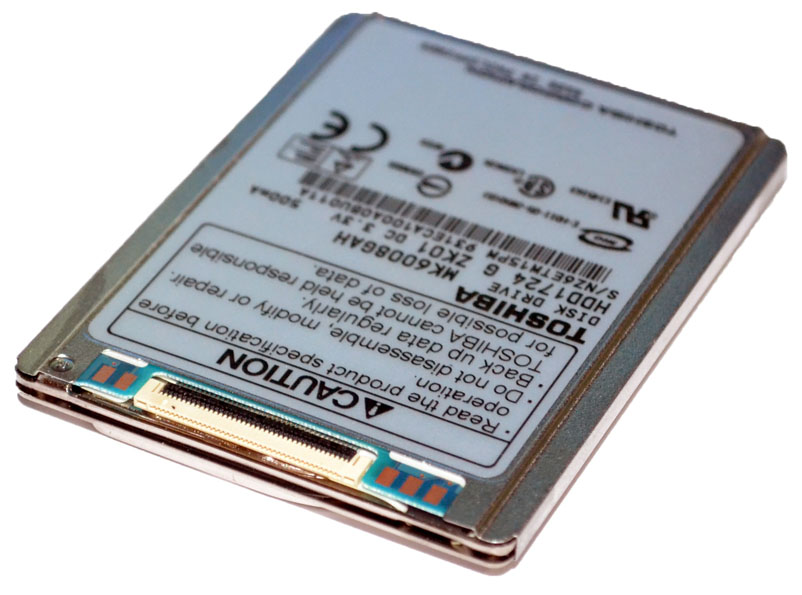 Hewlett-Packard (HP) MK6008GAH - 60GB 4.2K IDE / ZIF 1.8" Hard Disk Drive (HDD)
