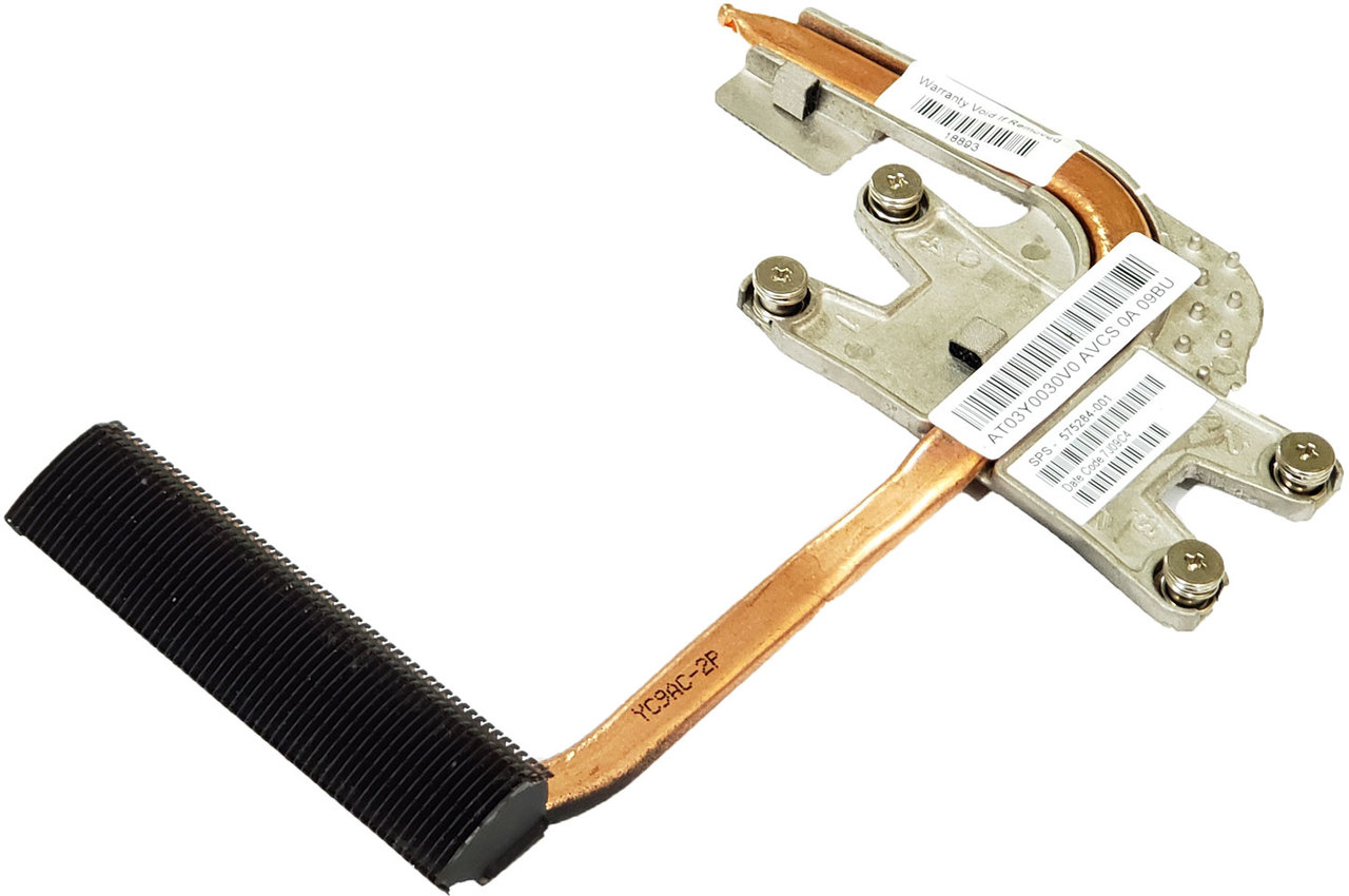 HP 575284-001 - CPU Cooling Heatsink for Pavilion DV4 DV4T Presario CQ40 CQ41 CQ45 (AMD UMA models)