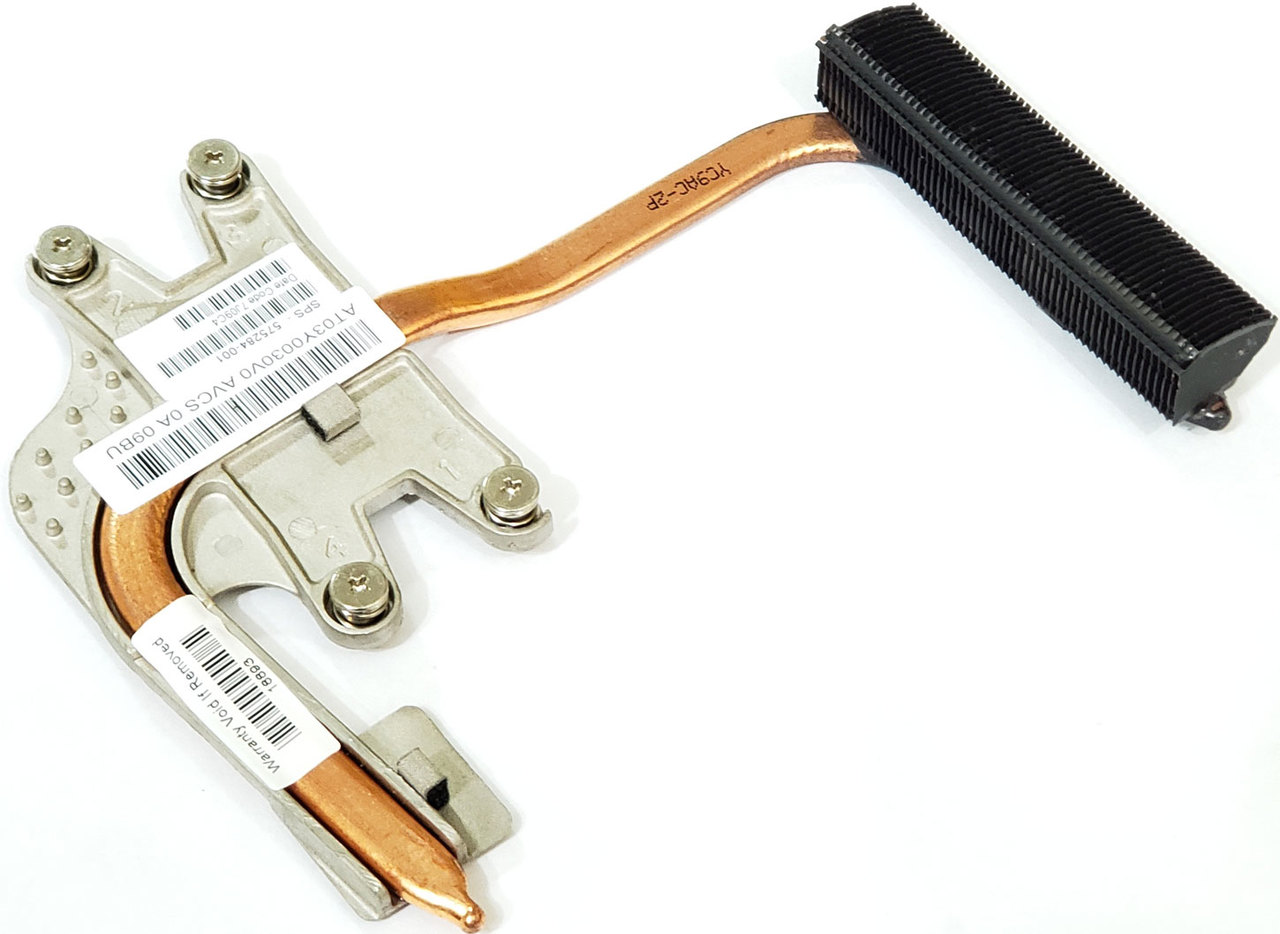 HP 575284-001 - CPU Cooling Heatsink for Pavilion DV4 DV4T Presario CQ40 CQ41 CQ45 (AMD UMA models)