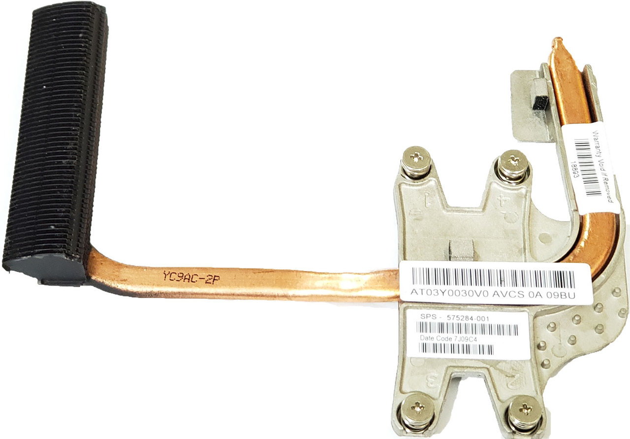 HP 575284-001 - CPU Cooling Heatsink for Pavilion DV4 DV4T Presario CQ40 CQ41 CQ45 (AMD UMA models)