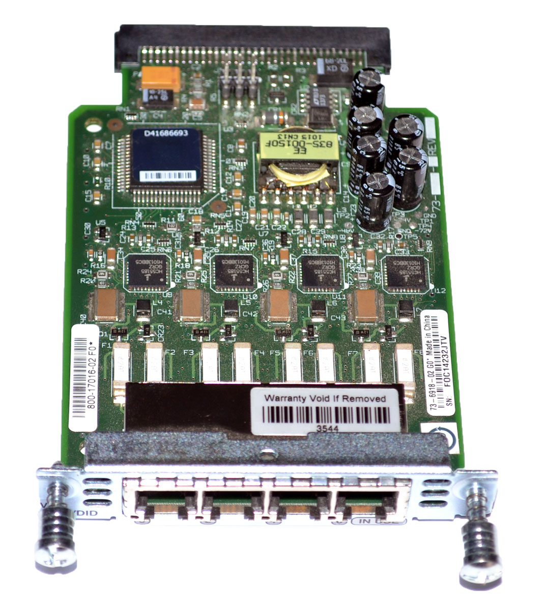 Cisco VIC-4FXS/DID - 4 port FXS or DID VIC Interface Card