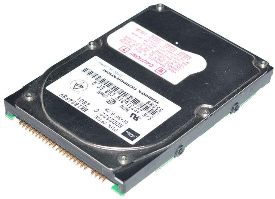 東芝 - 2.5インチ SCSI HDD 340MB MK1824FBV Toshiba MK1824FBV - 352MB SCSI 2.5