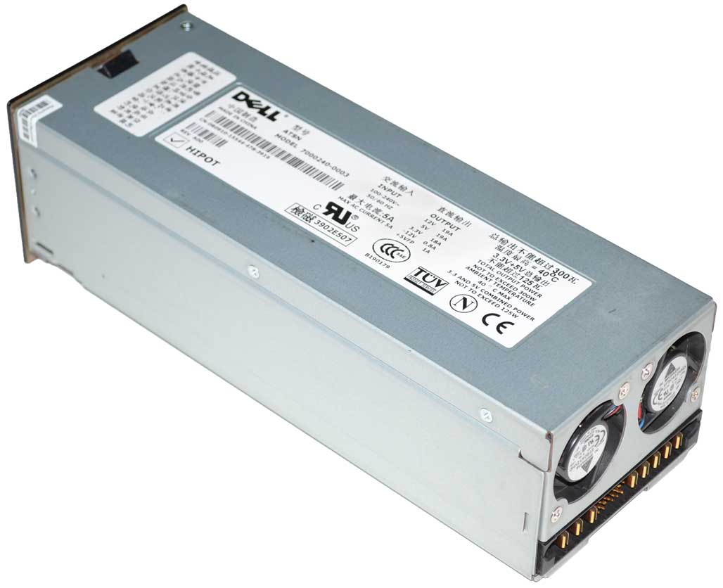 7000240-0001 - 300W Redundant Power Supply for PowerEdge 2500, 4600 Servers 7000240-0001 - 300W Redundant Power Supply for PowerEdge 2500, 4600 Servers