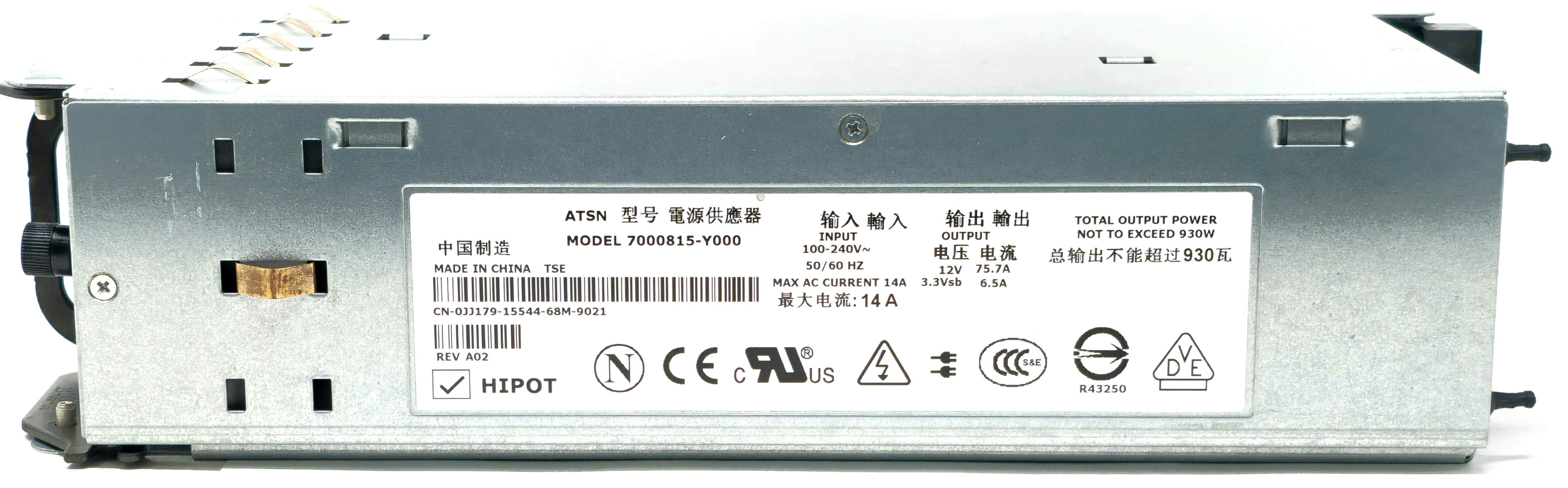 310-7407 - 930W Redundant Power Supply for PowerEdge 2800