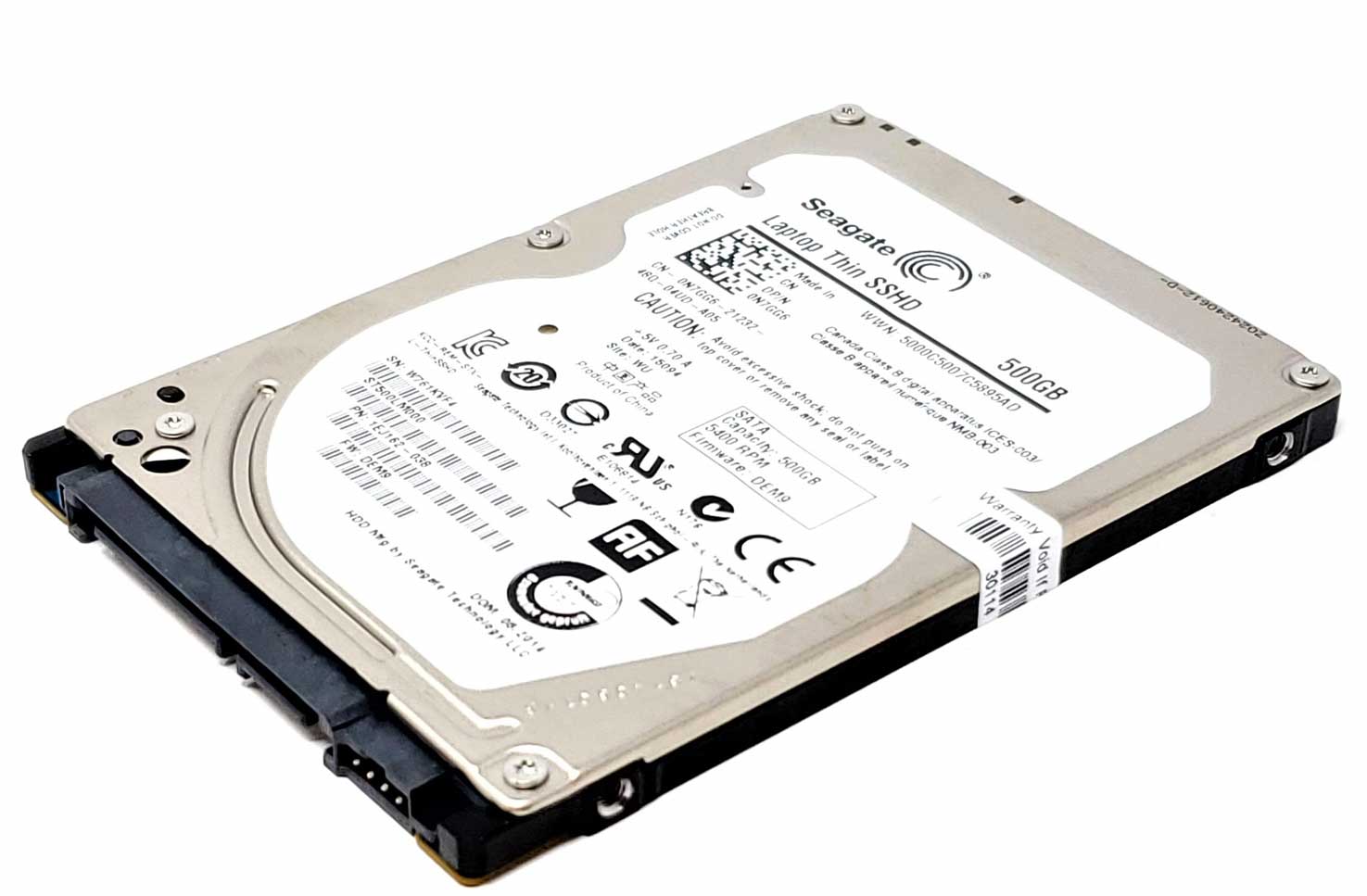Lenovo 1EJ162-075 - 500GB 5.4K RPM SATA 7mm 2.5" SSHD Hybrid Hard Drive
