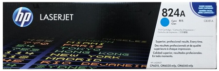 HP CB381A - Cyan 21000 Yield # 824A Toner Cartridge