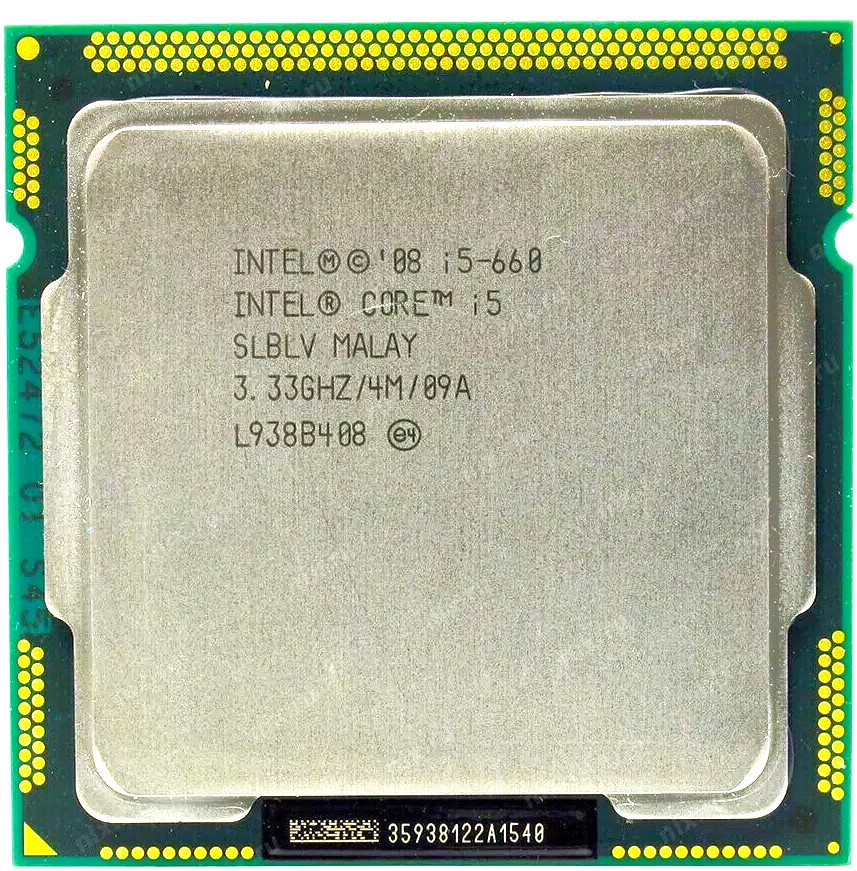 Intel SLBLV - 3.33Ghz 2.5GT/s 4MB LGA1156 Intel Core i5-660 Dual Core CPU Processor