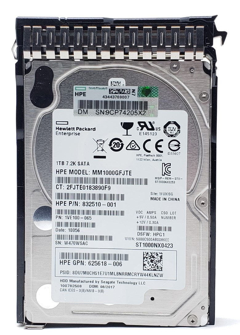 MM1000GBKAL-SC HP G8 G9 1-TB 6G 7.2K 2.5 SATA SC :B01BK7BRSA