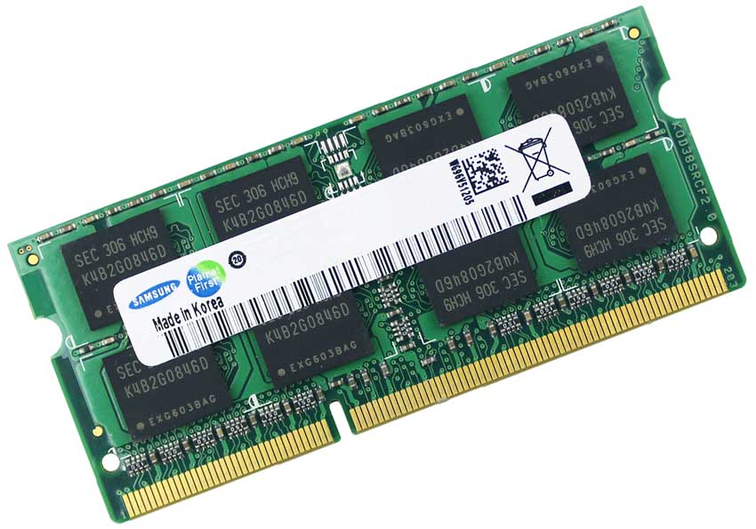 Laptops 204 Pin Sodimm Samsung M471b2873fhs Cf8 1gb 1x1gb 1066mhz Pc3 8500s Ddr3 1066 200 Pin Sodimm Laptop Ram Memory Cpu Medics