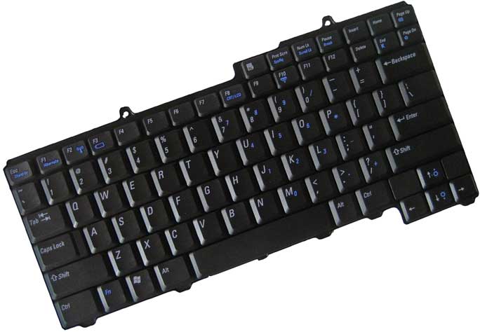 9J.N6782.A1E - Black Keyboard Spanish / Latin Layout for Inspiron 630m, 6400, 9400, E1501, E1505, E1705, XPS M140