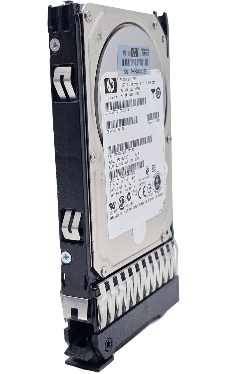 HP DG0300BAHZQ - 300GB 10K RPM 6G SAS DP 2.5" Hard Drive for HPE ProLiant DL120 DL160 DL170 DL360 DL370 DL380 DL385 DL580 DL585 BL460 BL480C WS460 G6 G7 HP DG0300BAHZQ - 300GB 10K RPM 6G SAS DP 2.5" Hard Drive for HPE ProLiant DL120 DL160 DL170 DL360 DL370 DL380 DL385 DL580 DL585 BL460 BL480C WS460 G6 G7