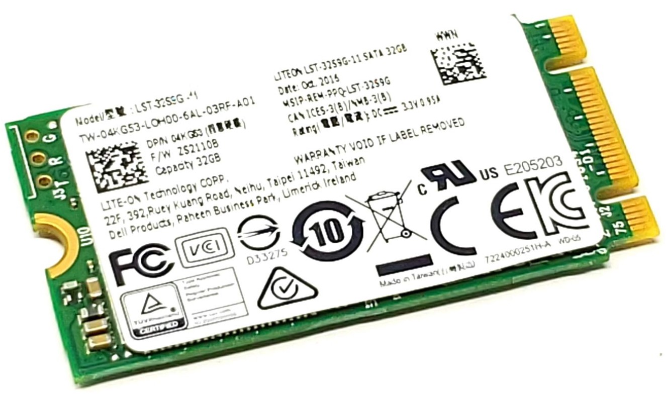 Lite-On KN.0320L.003 - 32GB Solid State SSD SATA NGFF M.2 2242 Drive