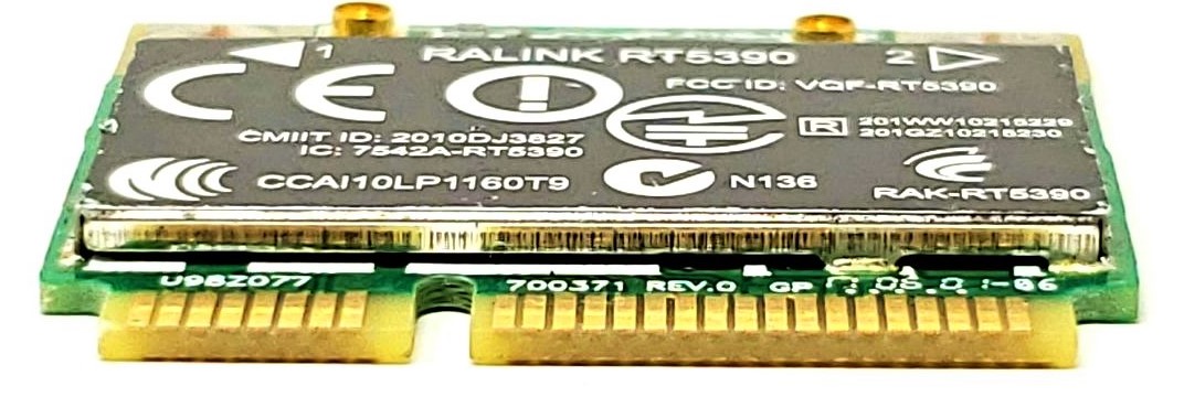 HP 630703-001 - Ralink RT5390 Ripple3 WiFi PCI-E Half-Height Wireless Card