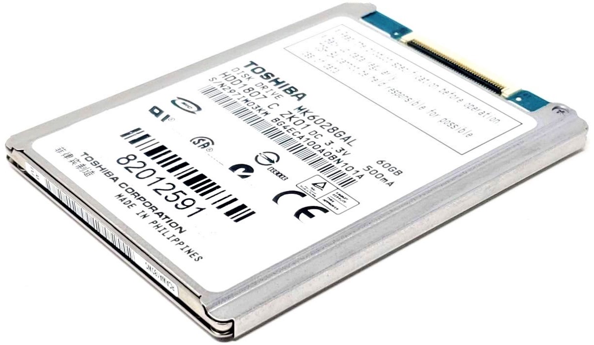 HP 467811-001 - 60GB 4200RPM 5mm 1.8" Slim ZIF PATA Hard Drive for HP Mini 1000 Latitude XT D420 D430 HP 467811-001 - 60GB 4200RPM 5mm 1.8" Slim ZIF PATA Hard Drive for HP Mini 1000 Latitude XT D420 D430