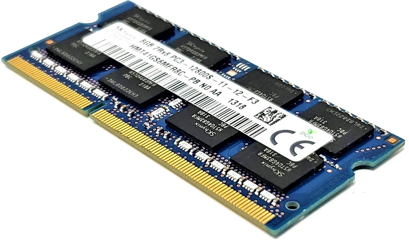 Hynix HMT41GS6MFR8C-PB - 8GB (1x8GB) 1600Mhz PC3-12800S DDR3-1600 204-Pin SODIMM Laptop Memory Ram Hynix HMT41GS6MFR8C-PB - 8GB (1x8GB) 1600Mhz PC3-12800S DDR3-1600 204-Pin SODIMM Laptop Memory Ram