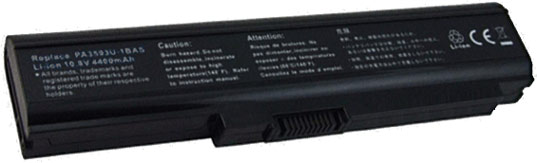 Toshiba PABAS177 - 10.8V 6-Cell Lithium-Ion Replacement Battery for Toshiba Satellite U300, U305, Tecra M8