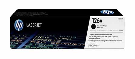 HP CE310A - Black 1200 Yield # 126A Toner Cartridge