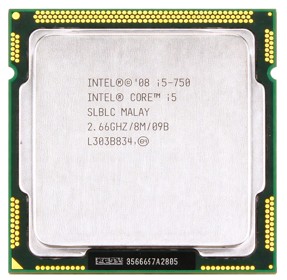 Intel SLBLC - 2.66Ghz 2.5GT/s 8MB LGA1566 Intel Core i5-750 Quad Core CPU Processor