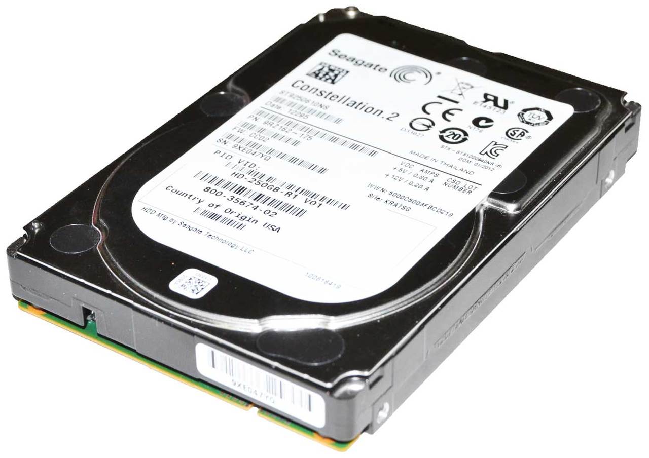 Seagate 9RZ162-136 - 250GB 7.2K RPM 64MB  6G SATA 15mm 2.5" Hard Drive