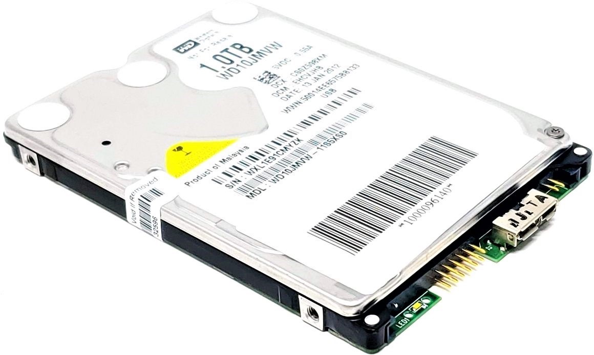 Western Digital WD10JMVW-59AJGS3 - 1TB 5.4K RPM USB 9.5mm 2.5" Hard Drive