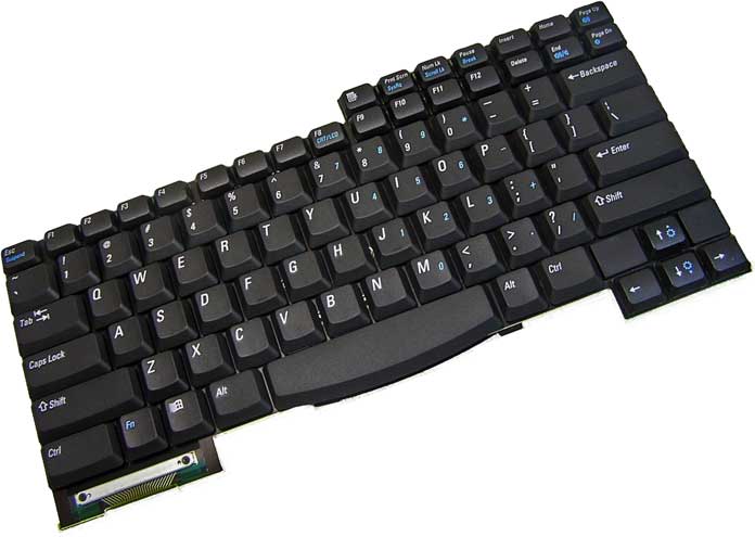 6833C - Black Keyboard US Layout for Inspiron 7000, 7500