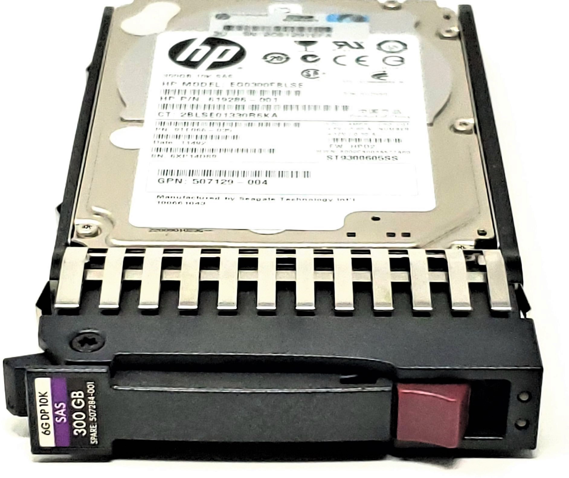 HP 507284-001 - 300GB 10K RPM 64MB Cache 6.0Gbps SAS 2.5