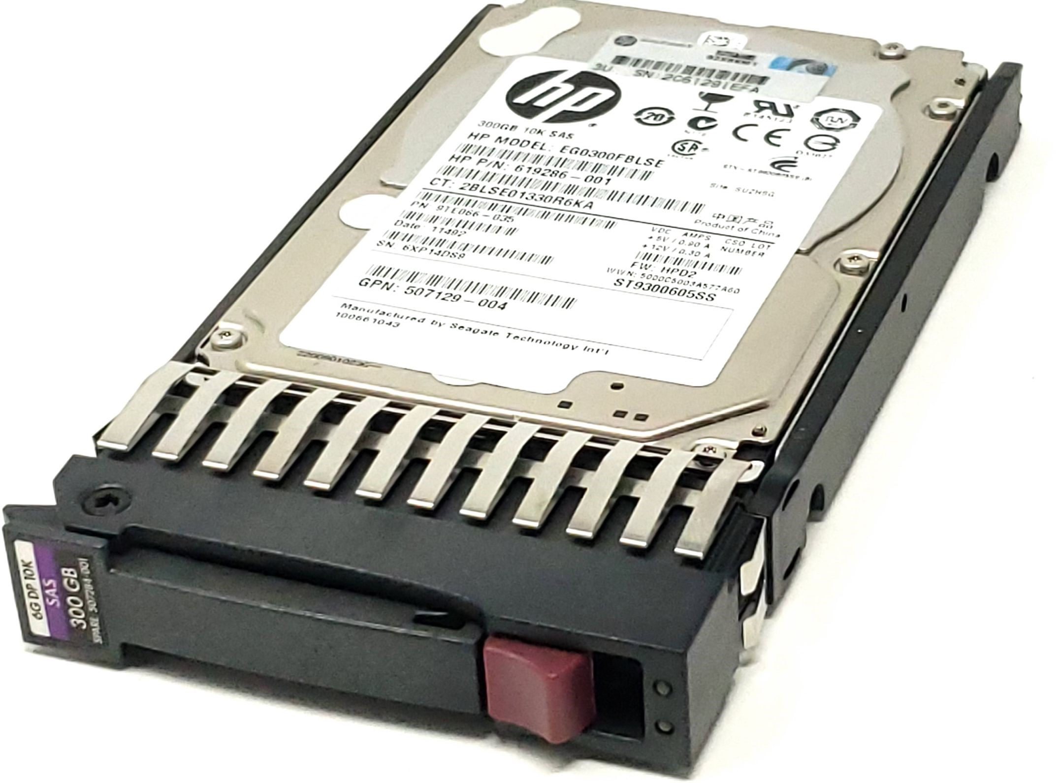 HP 507284-001 - 300GB 10K RPM 64MB Cache 6.0Gbps SAS 2.5 Hard Drive - CPU  Medics