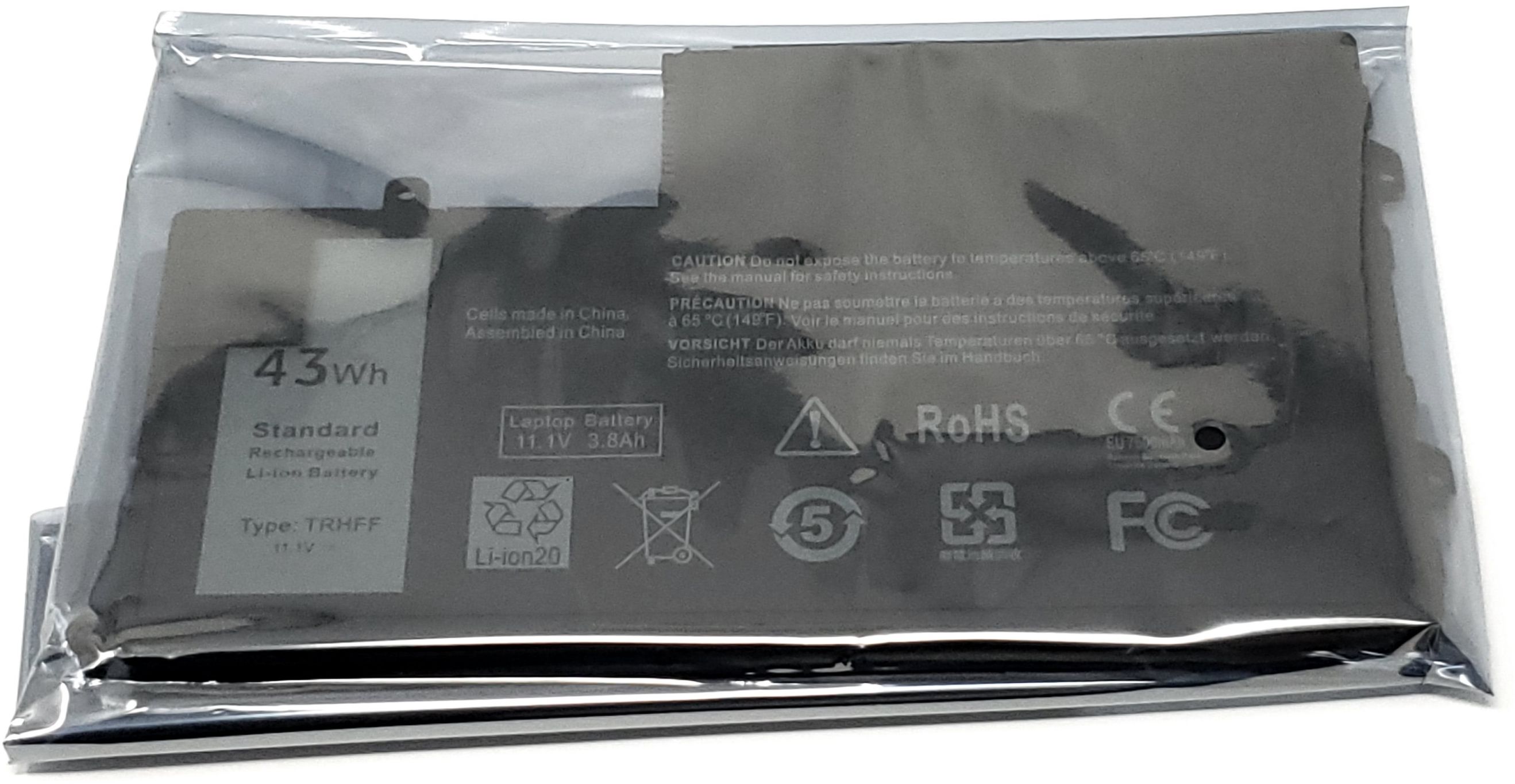 R0JM6 - 3-Cell Replacement Battery Compatible with  Inspiron 5445 5447 5545 5547 5548 Latitude 14 3450 15 3550