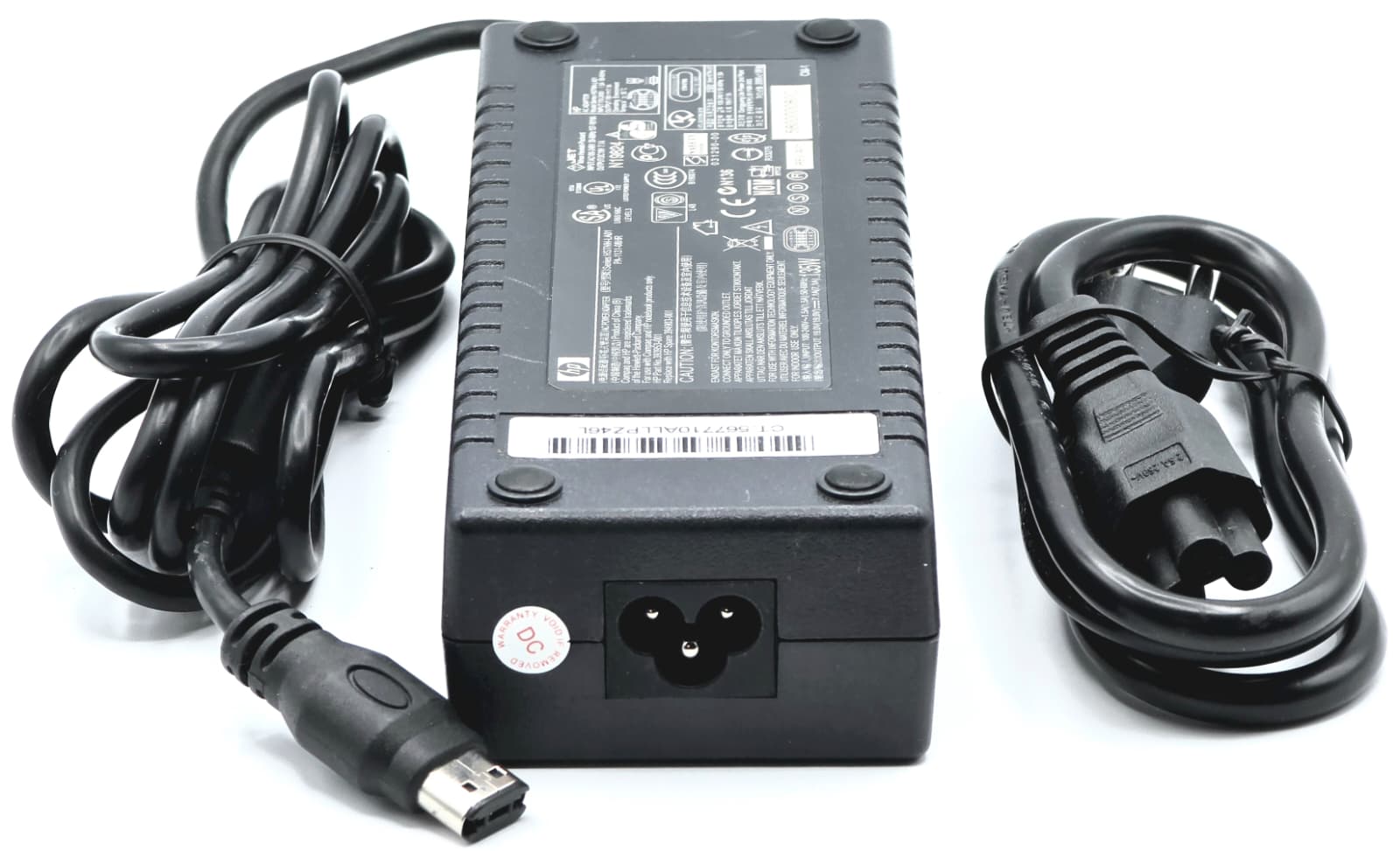 HP 393953-001 - 135W 19V 7.1A Oval Tip Connector AC Adapter Charger for HP Compaq NX9600 Presario X6000 Pavilion ZD8000
