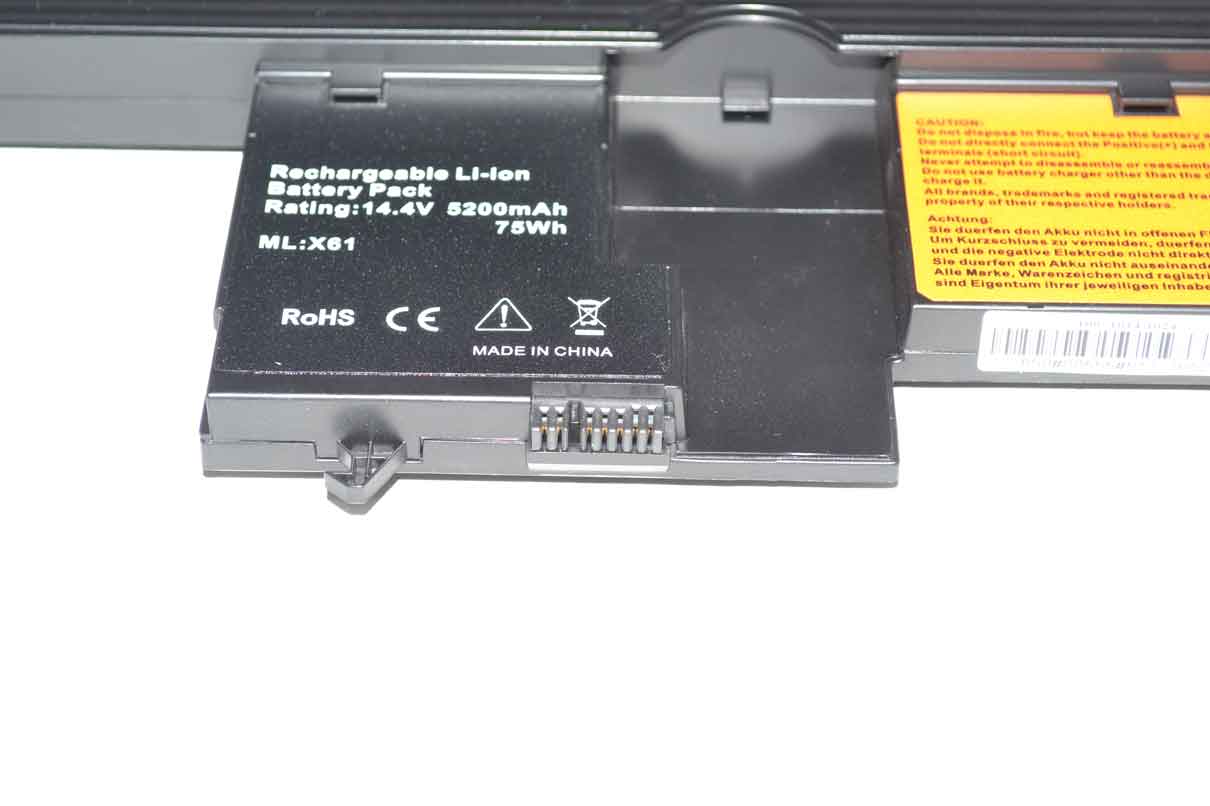 IBM / Lenovo 42T5211 - 14.4V 8-Cell Lithium-Ion Replacement Battery for Lenovo Thinkpad X60 Tablet, X61 Tablet