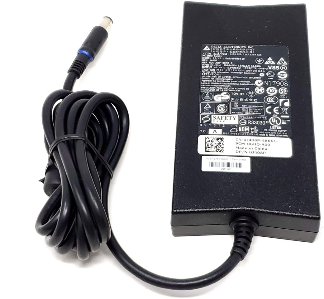 R940P - 150W 19.5V 7.7A 7.4mm x 5.0mm AC Adapter Charger for Precision M4700 M4800 Alienware M14x M15x XPS 17 L701x L702x Latitude E6520 E6540