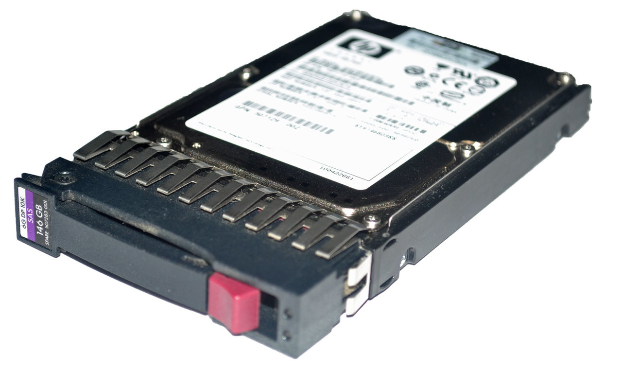 Hewlett-Packard (HP) 375863-009 - 146GB 10K RPM 6G Dual Port Hot