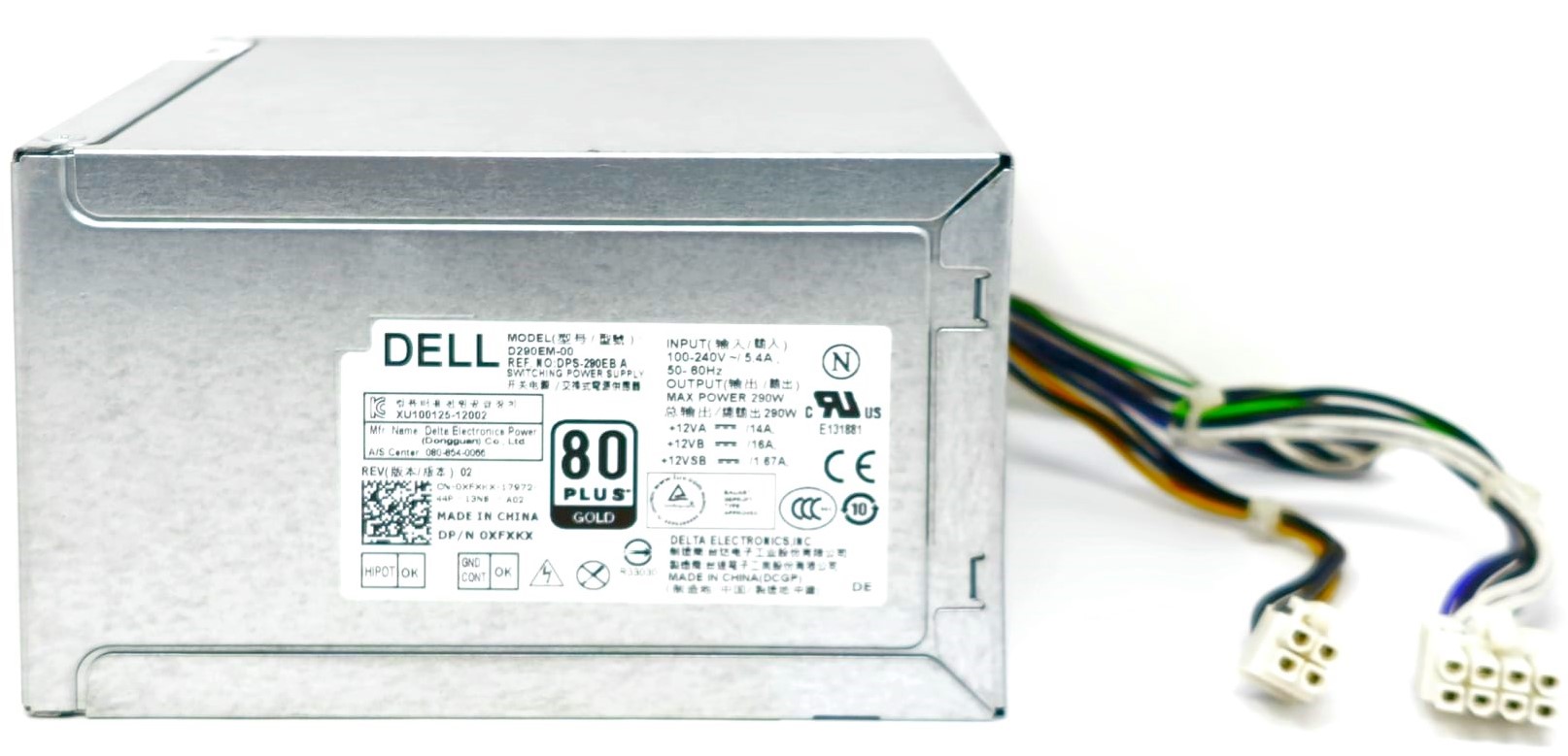 L290EM-01 - 290W Power Supply for Optiplex 3020 7020 9020 MT