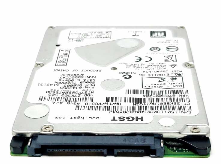 Hewlett-Packard (HP) 678309-001 - 500GB 7.2K RPM SATA 7mm 2.5" Hard Disk Drive (HDD) for HP Laptop Computers