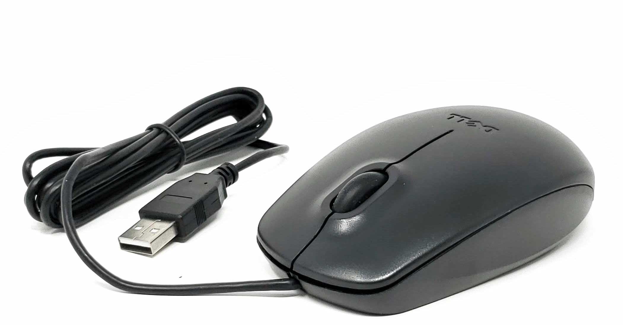 Dell 356WK - Black Optical 3-Button Scroll Wheel USB Mouse for